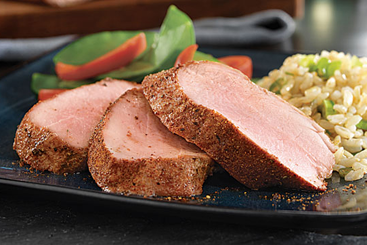 Pork tenderloin with Asian dry rub