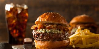 Mini Bacon and Blue Burger