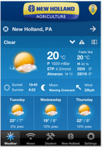 New Holland weather app New Holland weather app
