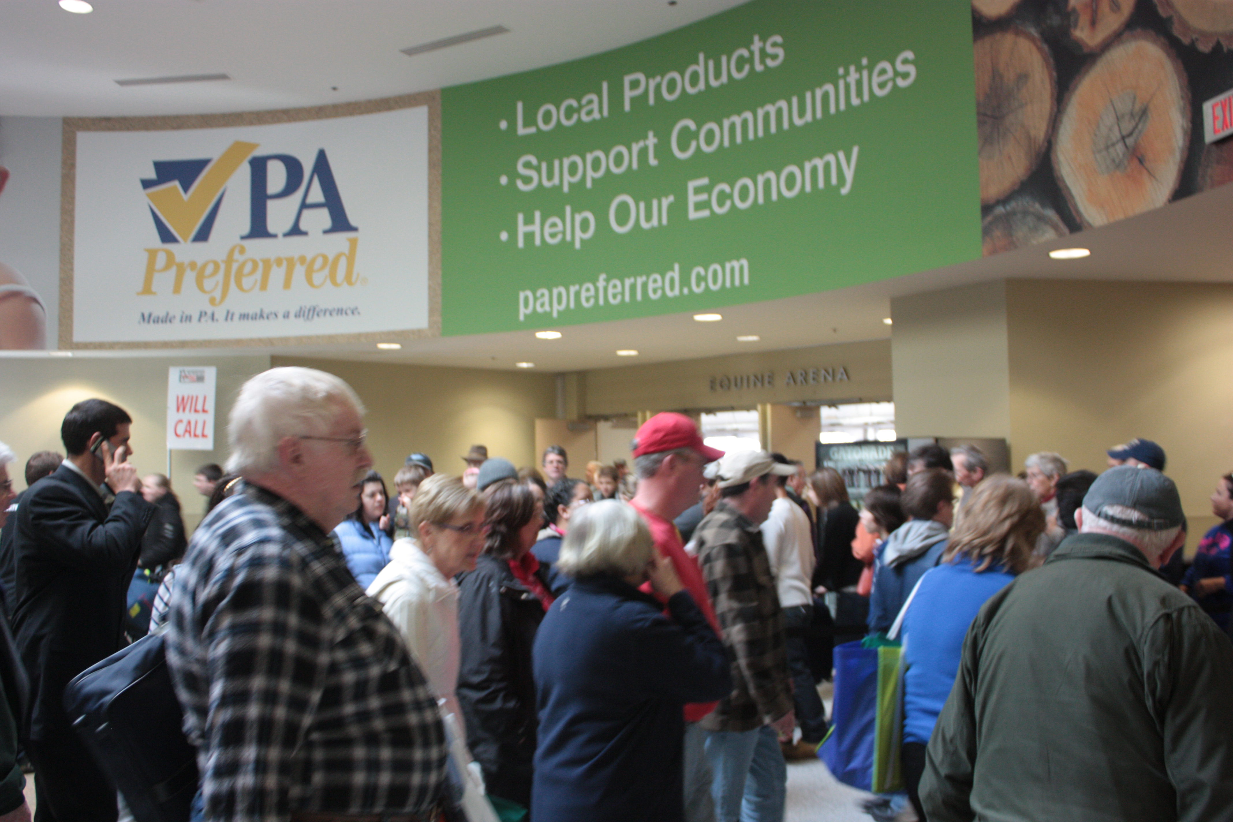 Crowds at the 2013 Pennsylvania Farm Show