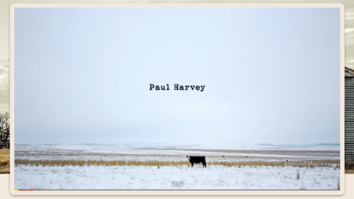Dodge Ram ad screen shot.Paul Harvey