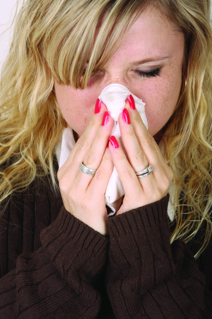 sick woman