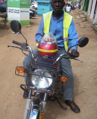 man on bike
