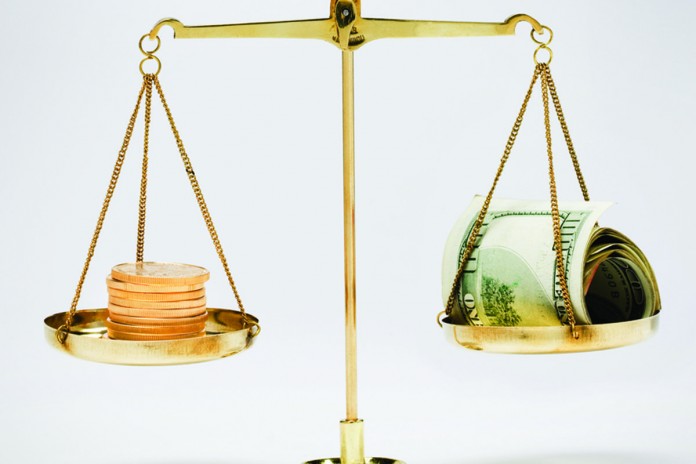 scales Scales and money