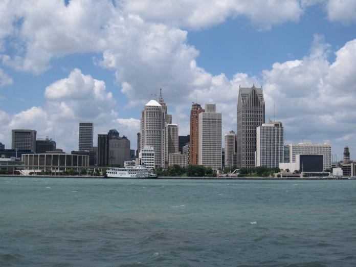 detroit skyline detroit skyline