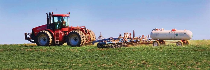 Tractor  Tractor working in field