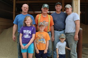 Elliott family and grandchildren.
