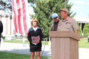 Regional conservation award winners Bruce and Carole Goodwin, Warren County