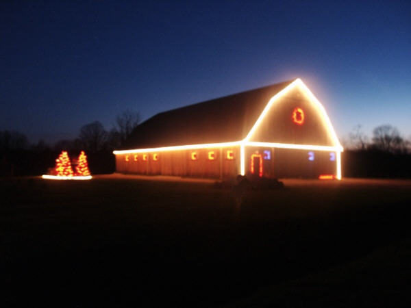 Grand River Valley tree farm barn