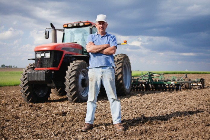 farmer in field.Metro