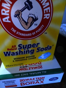 box of Arm & Hammer Super Washing Soda