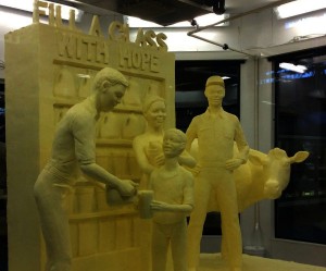 farm show butter sculpture