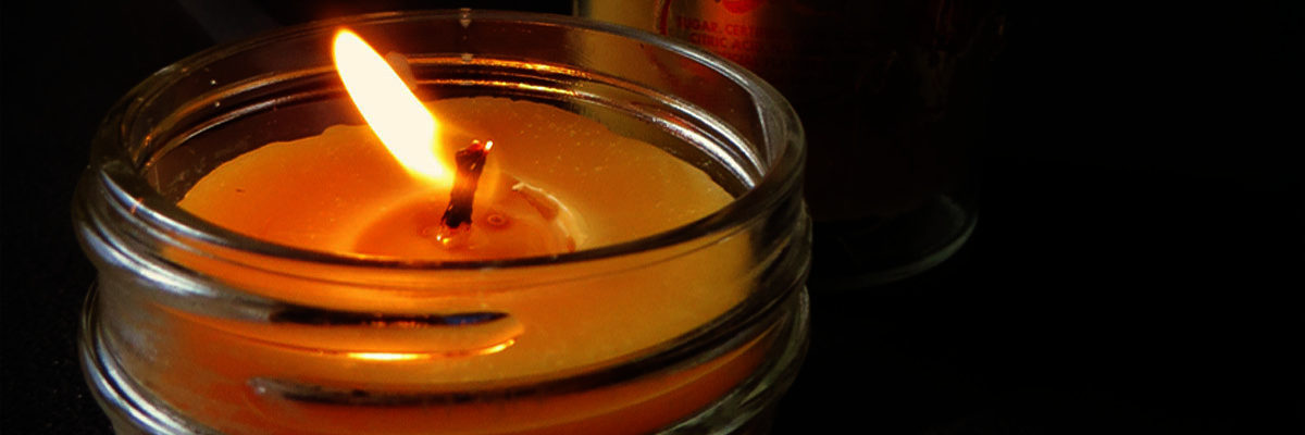 mason jar candle