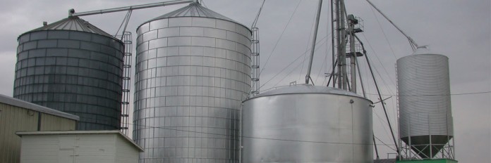 grain bins grain bins