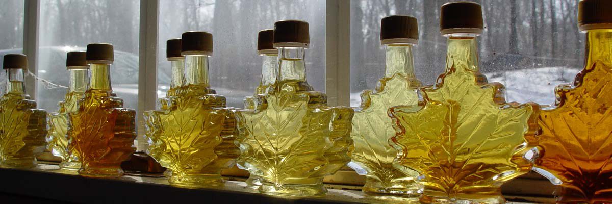 maple syrup jars