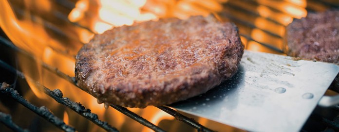 burger on the grill burger on the grill