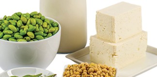 soy milk, tofu, soybeans