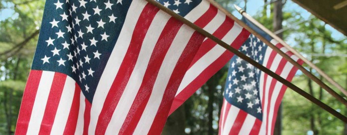 American flags American flags
