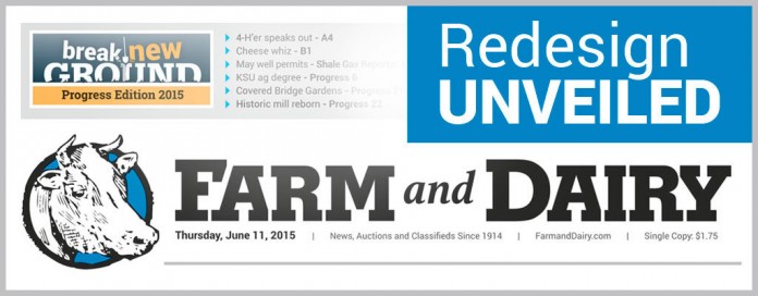 Farm and Dairy redesign unveiled Farm and Dairy redesign unveiled