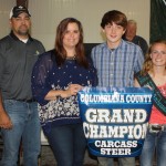 Columbiana County Fair grand champion carcass steer