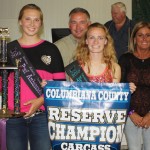 Columbiana County Fair reserve champion carcass steer(Farm and Dairy/Susan Crowell photo)