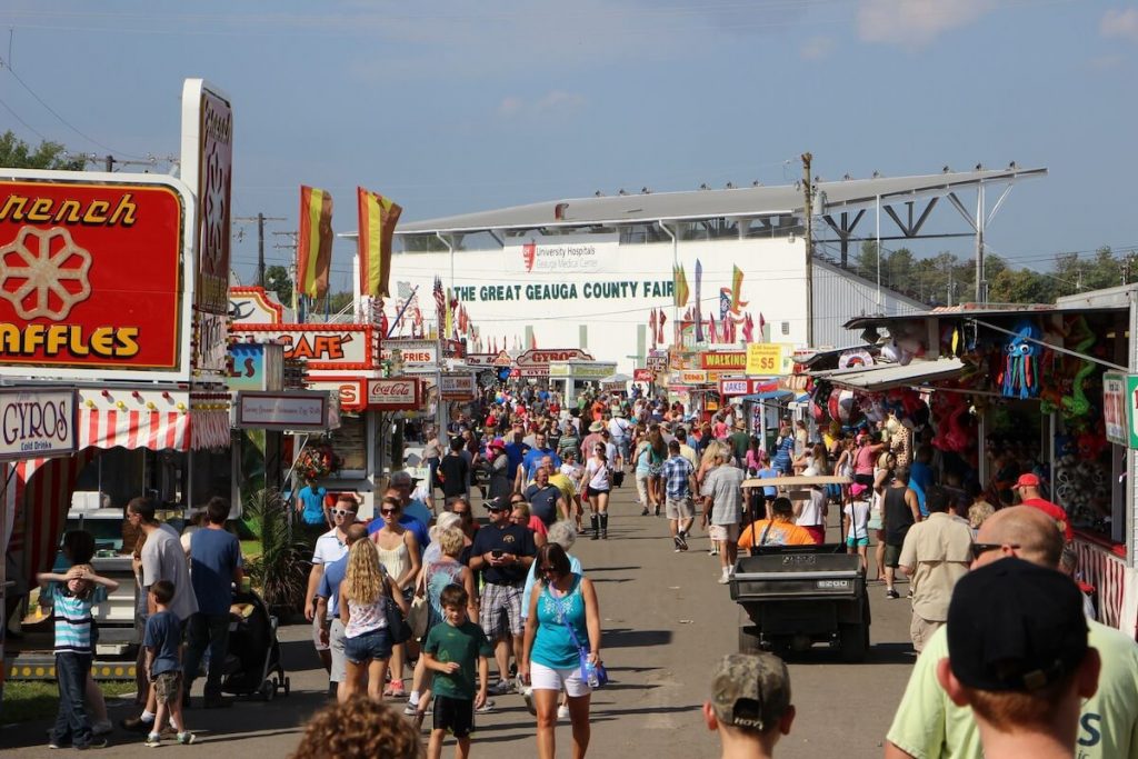 Geauga County Fair midway