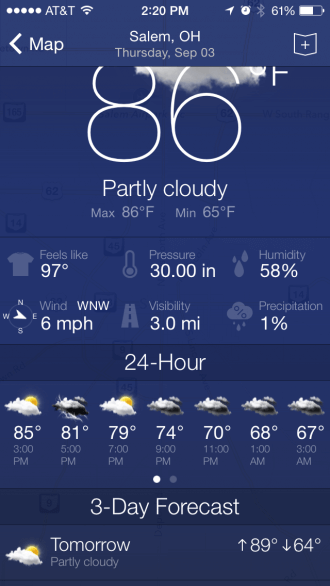 NOAA weather
