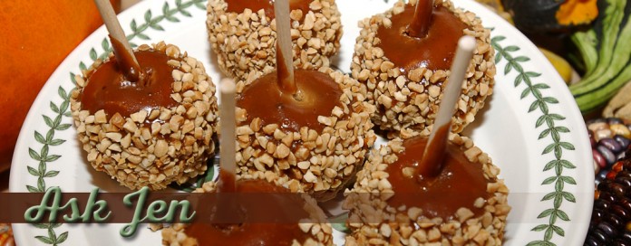 caramel apples covered in nuts caramel apples covered in nuts
