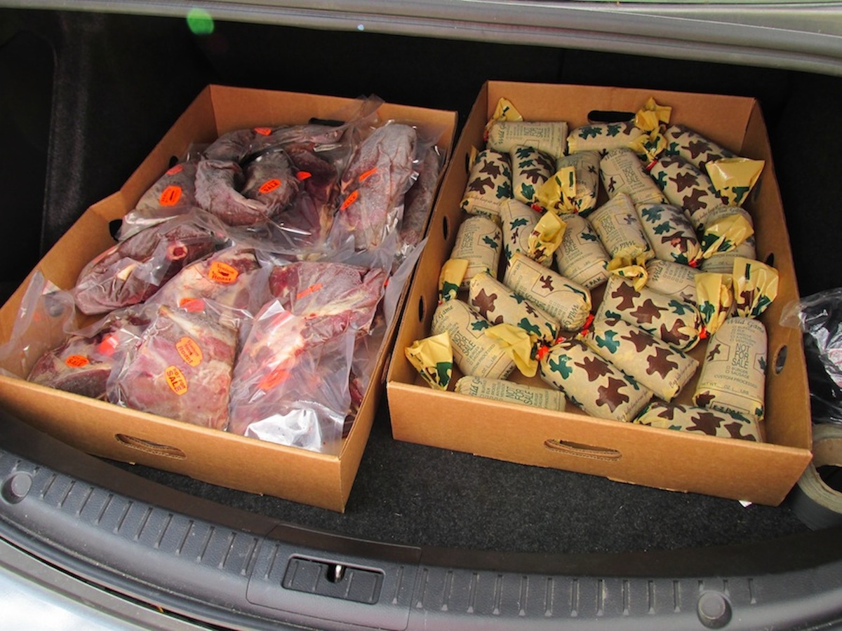 Deer venison