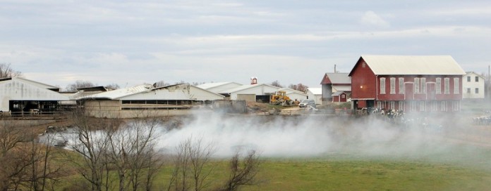 barn fire header Loren and Barn Lang Farm