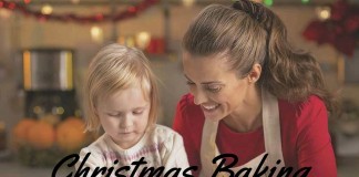 mom and daughter with cookies