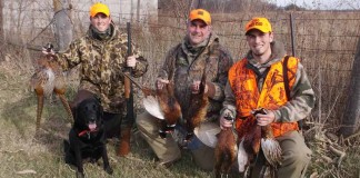 Miller family pheasant hunting