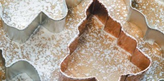 sugar cookie dough and cutters