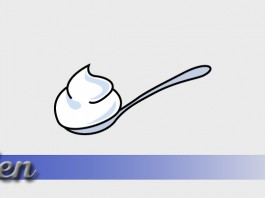 Ask Jen text with spoonful of yogurt graphic