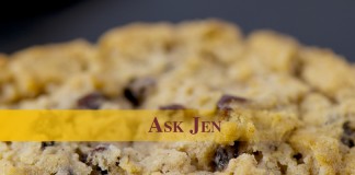 Ask Jen text with cookie