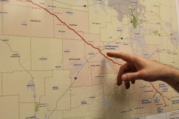 Kinder Morgan route Utopia East