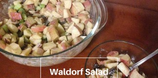 Waldorf salad with Greek yogurt