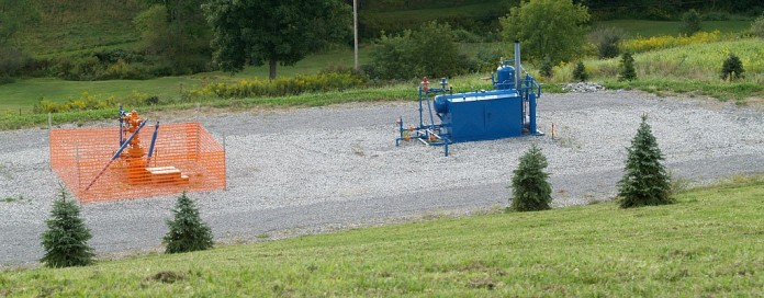 completed shale well