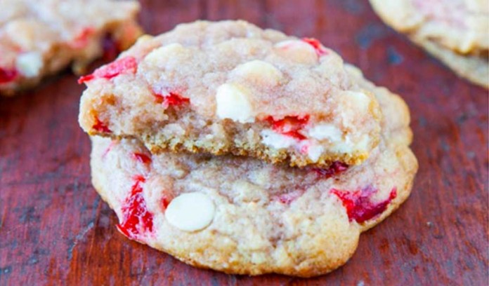 maraschino cherry white chocolate chip cookies maraschino cherry white chocolate chip cookies