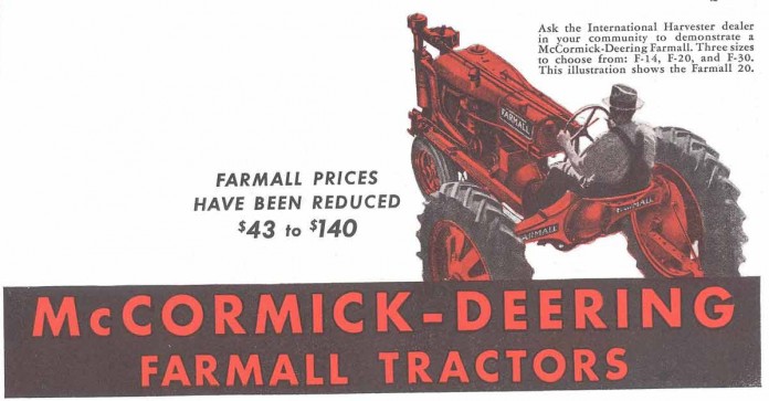 1939 Farmall tractor ad 1939 Farmall tractor ad