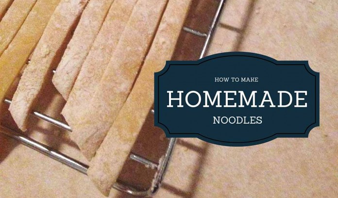 homemade noodles homemade noodles with text