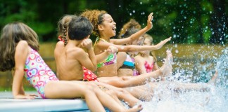 swimming pool splash