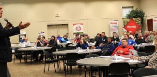 Scott Higgins speaking