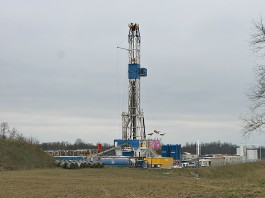 Ohio oil and gas well rig