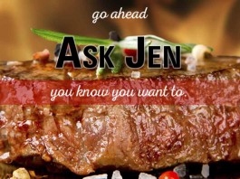 steak with Ask Jen text