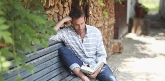 man reading