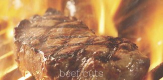 steak on grill