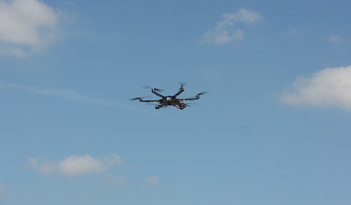 drone in sky drone in sky