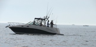 Fishing on Lake Erie