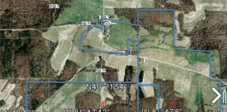 Coshocton property map